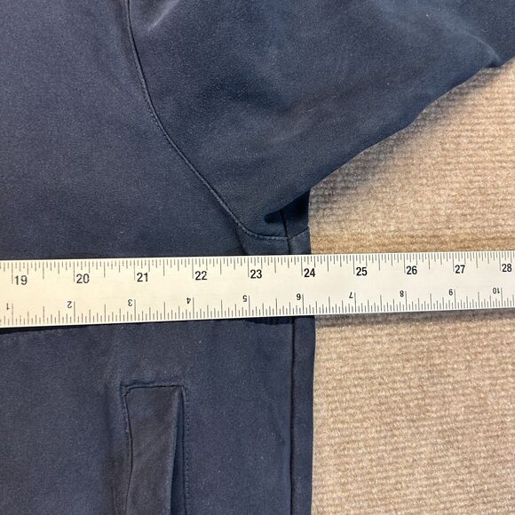 Zero Restriction Micro Suede Jacket Mens XL Pullover Golf Navy Vista Valley Logo - Picture 9 of 14